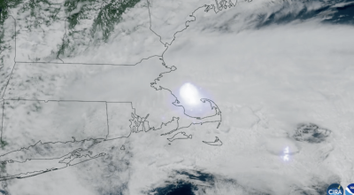 New England Üzerinde Meteor Patladı