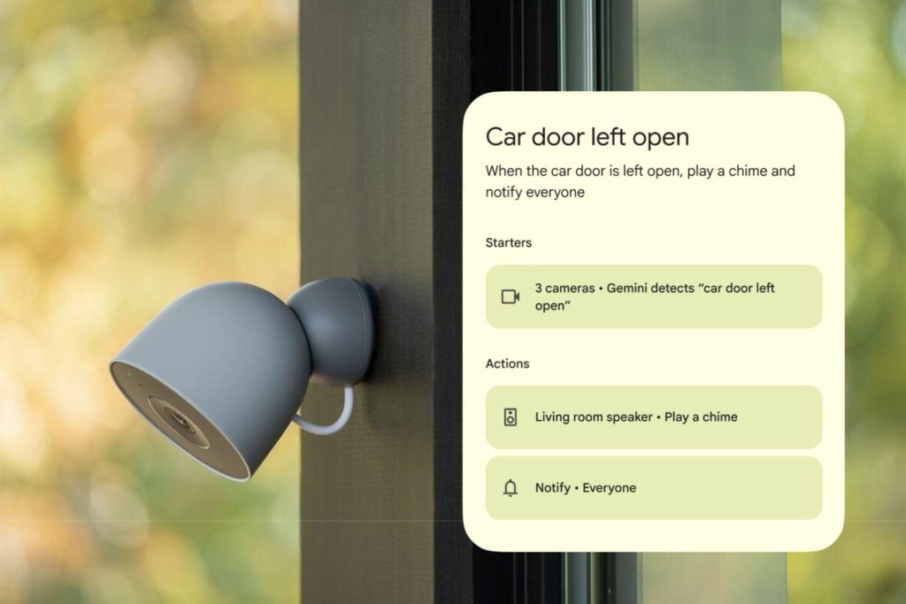 Google Home’da Gemini, kameralarınızı otomasyon tetikleyicisi olarak kullanıyor