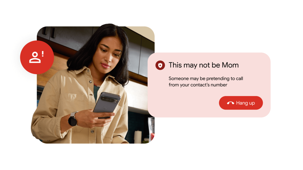 Google Phone uygulaması, sahte aramalarda numaranızın taklit edildiğini bildiriyor