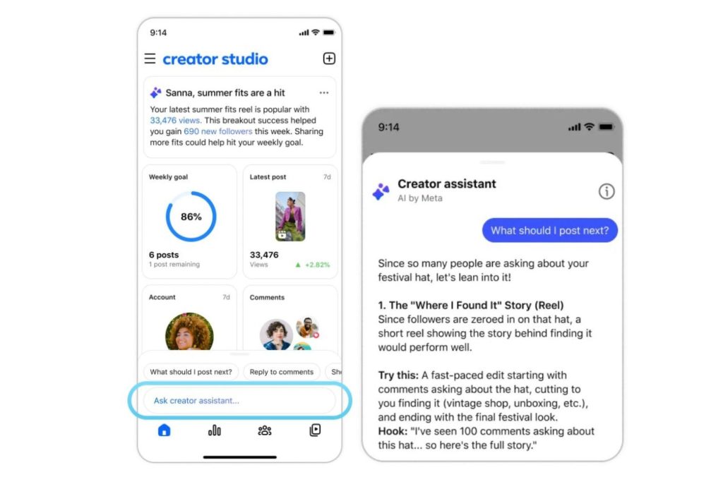Meta, Facebook Creator Studio’yu AI Destekli Tek Başına Uygulama Olarak Geri Getiriyor