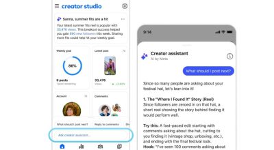 Meta, Facebook Creator Studio’yu AI Destekli Tek Başına Uygulama Olarak Geri Getiriyor