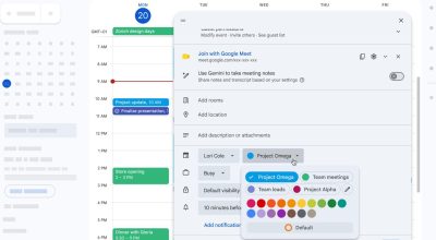 Google Calendar, Etkinlik Renk Paletini 200’e Çıkardı