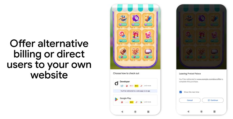 Google, Uygulama Mağazasında Alternatif Faturalandırmaya Geçişi Başlatıyor