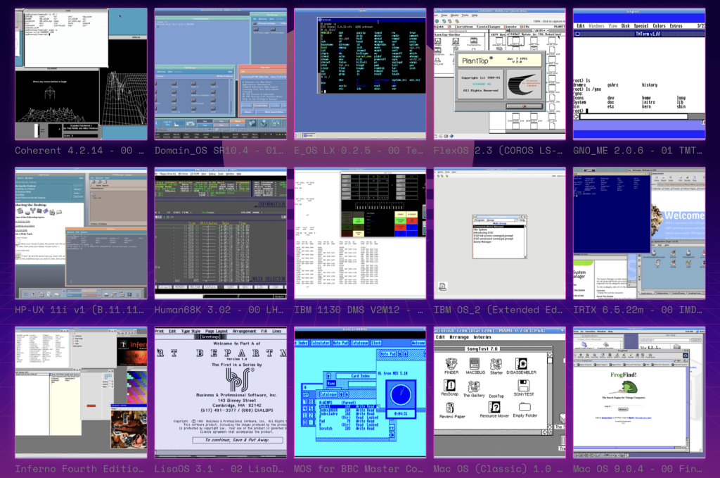 Virtual OS Museum ile 600’den Fazla İşletim Sistemini Masaüstünüzde Deneyimleyin