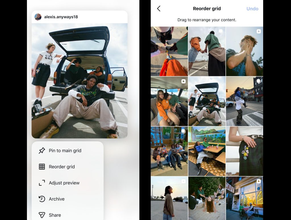 Instagram, Profil Izgarasını Yeniden Düzenleme Özelliğini Tüm Kullanıcılara Açtı