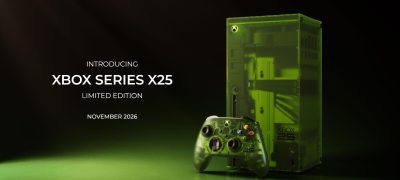 Microsoft’un 25. Yıl Dönümü Xbox’i Şeffaf Yeşil Renkte