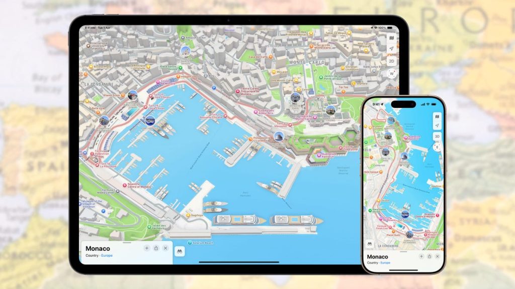 Apple, Monaco Grand Prix İçin Gelişmiş Harita Özelliklerini Geri Getirdi