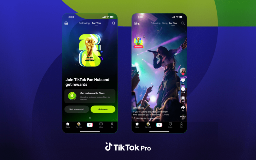 TikTok, FIFA Dünya Kupası gibi Kültürel Anlar İçin TikTok Pro Events Uygulamasını Başlattı